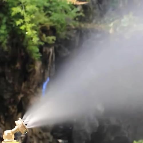 Misting Nozzle,Heavy Duty Garden Hose Mister Nozzle, Adjustable Water Spray Pattern From Powerful Jet To Mist,Ideal For Misting Delicate Plants (8-Hole, 4) - Image 4