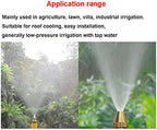 Gardening Irrigation Dripper 3-Piece Sprayer Adjustable Watering Sprayer Nozzle Sprayer for Courtyard Garden Cooling and Irrigation (Color : Yellow) - Image 7