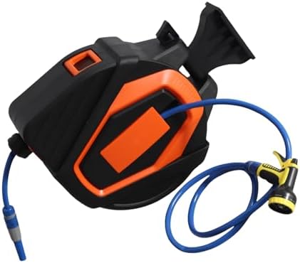 LiebeWH Retractable Garden Hose Reel PVC Wall Mounted Water Hose Reel 1 2 - Image 5