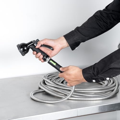 Restaurantware Fabric Garden Hose, Kink-Free, 50 ft - Image 6