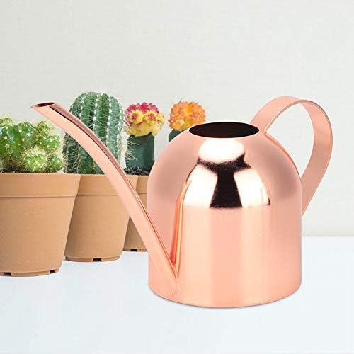 Copper Watering Can, Small Watering Can, 500ml Stainless Steel Watering Can for Indoor Plants (Rose Gold) - Image 6