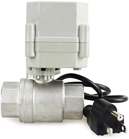 1/2" DN15 110-230VAC Normally Open CF8/Stainless Steel 304 Motorized Electrical Ball Valve With U.S. Plug (1/2 Inch, Normally Open) - Image 4