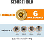 SUNGATOR 1/4" Air Hose Fittings, 25-PCS Brass 1/4" FNPT Industrial Coupler - Image 4