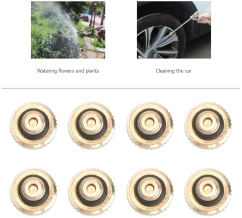 GANAZONO 3sets Brass Misting Nozzles Set Lead-Free for Outdoor Cooling System Water Nozzle Self-Sealing 16pcs*3 - Image 2