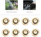 GANAZONO 3sets Brass Misting Nozzles Set Lead-Free for Outdoor Cooling System Water Nozzle Self-Sealing 16pcs*3 - Image 2