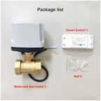 Ball Valve, WiFi Smart Waterproof Electric Ball Valve Brass Timing Switch Life Control Support Water 220(DN50) - Image 6