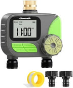 DEWENWILS 2-Zone Outdoor Hose Timer, Rain Delay & Manual Control for Lawn by DEWENWILS