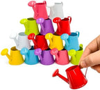 14 Pcs Mini Watering Can Miniature Color Watering Pot Garden Water Can Mini Kettle for House Crafts Party Favors - Rustic Galvanized Jug Vase, House Decor & Gardening Accessories for Flowers by Unknown