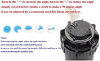 Shower Head 5Pcs G3/4" Lifting Type Buried Rotating Sprinkler 40°~360°Adjustable Pop-up Sprinkler Lawn Football Field Turf Irrigation Nozzle Watering Supplies - Image 7