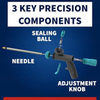 Precision Max Foam Spray Applicator Gun, PU Insulating Foam Applicator Gun for Precise Dispensing, Heavy-Duty Professional Foam Gun for Construction and Home Improvement (2 Pack) - Image 5