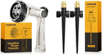 FANHAO Professional Garden Hose Nozzle + 2 Pack Lawn Sprinkler by FANHAO