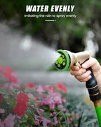 RAINPOINT Garden Hose Nozzle, Heavy Duty Metal Water Hose Sprayer Nozzle with 9 Adjustable Spray Patterns, High Pressure Hand Sprayer for Watering Plants, Lawns, Car and Pet Washing (2Pack, Green) - Image 5