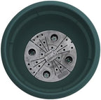 Bloem Ariana 10" Plastic Self-Watering Planter, Charleston Green, 4-Pack - Image 6
