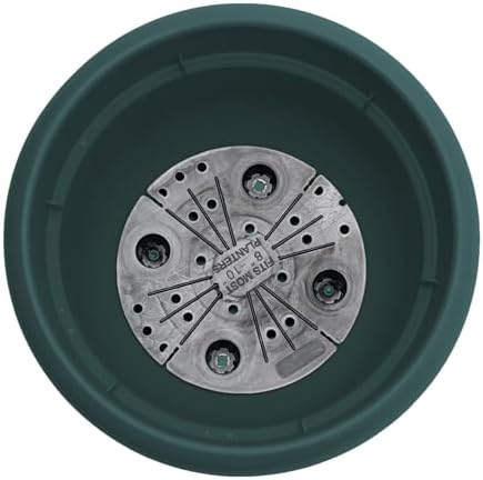 Bloem Ariana 16" Plastic Self-Watering Planter, Charleston Green, 2-Pack - Image 6