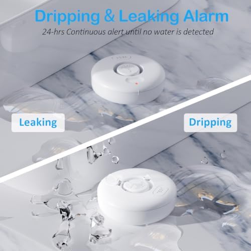 RUIKORING Water Leak Detector for Home 3 Pack, Driping Leakage Detectors - Image 2