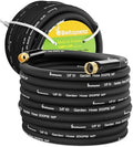 Beitopamz 150 ft Garden Hose, 5/8 in Heavy Duty Water Hose, Flexible and Durable, Lightweight Rubber Hybrid Hose, Leak-Free Connections, Male to Female 3/4'' Brass Fittings for Patio, Lawn, Black by BeitopamzGardenHose