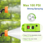 WFH Battery Powered Backpack Sprayer, 5.3 Gal, 100 PSI, 21V 2.6Ah Battery - Image 5