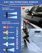Jet Nozzle High Pressure Hose Nozzle, Upgraded Extendable Power Washer Wand - Image 4