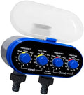 Practical 2 Outlet Water Regulator Permanent Build Ideal for Lawns Flower Beds Greenhouses Adjustable Sprinkler Schedule Timer by Fogun
