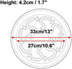 Thickened PP Resin Plant Saucers, Bottom Protrusion Design, Watering Tray - Image 2