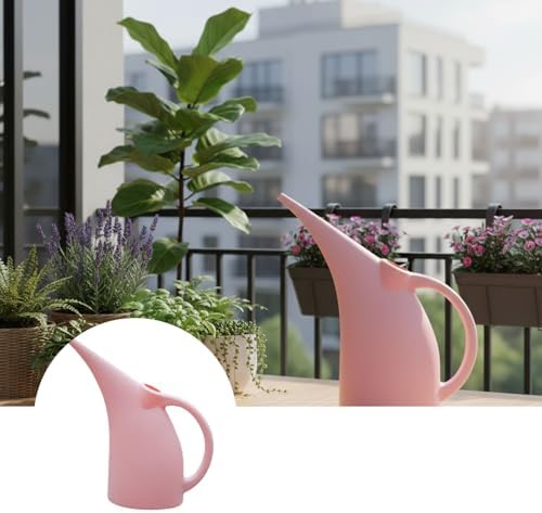 Long Spout Watering Can for Indoor Plants - pp Precision Garden Watering Can (Pink 27x12.5x27 cm) - Image 5