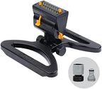 Melnor 65131AMZ Mini Oscillator Sprinkler Bundle, Black, Yellow & 65175AMZ 6 Piece Quick Connect Set Connector Bundle, Black, Blue - Image 2
