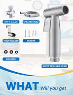 BRITULIF 3-Pack Handheld Bidet Sprayer for Toilet, Adjustable Pressure - Image 6