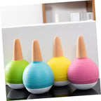 Lurrose 4pcs Red Ceramic Watering Globes Self-Watering Stakes for Indoor and Outdoor Plants with Drip Irrigation, Plant Watering Spikes for Garden and Potted Flowers, Set - Image 7
