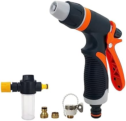 High Pressure Washer Water Gun Garden Hose Nozzle Spray Sprayer For Water Jet Foam Pot Car Power Cleaning Tool(Water gun kit) by Unknown