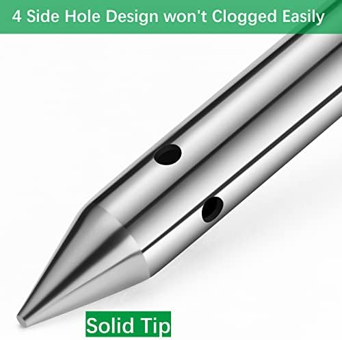 Root Feeder Deep Root Watering Tool with Fertilizer Dispenser Tree Watering Spike Watering Wand Irrigation System,for Plants Trees Bushes Shrubs Made of Stainless Steel with Shut Off Valve T Handle - Image 6