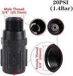 15-45psi Water Pressure Regulator Drip Valve 3/4 Inch Bsp Thread Garden Agriculture Irrigation Reducing(20PSI (1.4Bar)) - Image 2