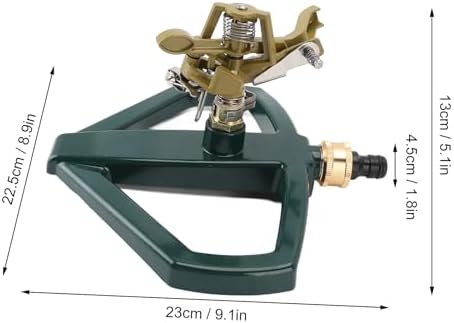 360 Degree Sprinkler, Sprinklers for Yard, Water Sprinkler for Lawn for A Variety of Environments Such As Gardens and Other Landscapes (Yellow) - Image 3