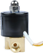 U.S. Solid Smart WiFi Solenoid Valve, 1/4 in Brass, AC 110 V, App-Controlled, Normally Closed, FKM Seal, 0.23 Cv, Manual Switch, Schedule and Loop Timer - Image 6