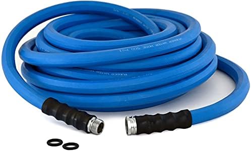 AG-LITE BSALONE25 1" x 25' Hot/Cold Water Rubber Garden Hose, 100% Rubber, Ultra-Light, Super Strong, 500 PSI, 50F to 190F Degrees, High Strength Polyester Braided, 2x Water Flow - Image 3