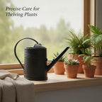 2L Plastic Watering Can with Long Spout & Detachable Rose Head, Lightweight Indoor Plant Waterer for Precise Root Irrigation - Image 3