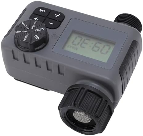 Fabater Sprinkler Timer, 1 Zone Programmable Digital Water Timer, Outdoor Garden and Soaker Hose with Rain Delay, Manual, Automatic Watering, IP55 Rating and Digital Display for - Image 7