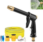 Multifunctional Car Wash Tool, Powerful High-Pressure Home Car Wash & Garden Sprayer, Heavy Duty Adjustable Twist Hose Nozzle, for Watering Plants and Washing Cars with 4 Mode (B Set+33ft Hose) by Unknown