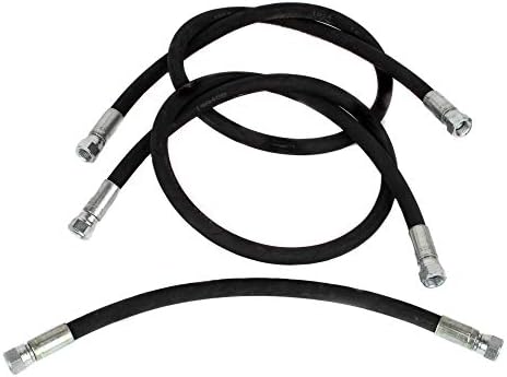 1/4x42 & 1/4x16 Heavy Duty Snow Plow Hose Set Kit Western 56616 56617 Fisher 56591 56592 by BaumDesigns