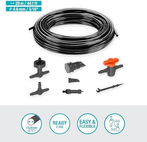 Gardena 13401-20 Micro Drip Sprinkler System for Balcony (15 Strains) Starter Set - Image 2