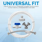 Metpure Washing Machine Water Line Splitter Kit, 25 ft x 1/4" - Image 4