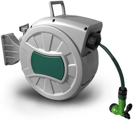 100 ft Retractable Garden Hose Reel 1/2" for Wall Mount Yard by Unknown