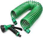 Garden Telescopic Spring Hose Tube -Garden Hose Plastic Multifunctional Car Wash Water Spray Sprinkler For Garden Water Pipe (Color : 15M) - Image 3