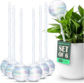 Clear Plant Watering Globes Set of 6 - Large Self Watering Globes for Indoor & Outdoor Plants - Automatic, Glass Watering Bulbs for Daily Use, Plant Watering Devices by MissionGallery