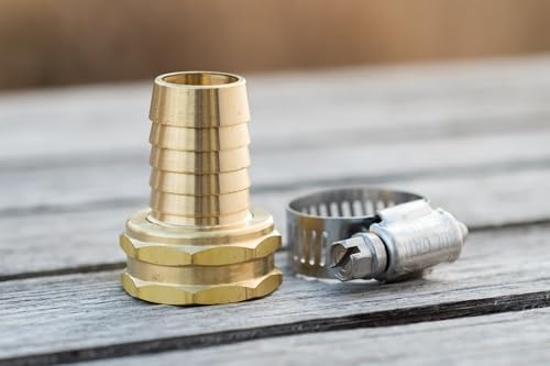 50-Pack Heavy-Duty 3/4-in. Brass Coupling with Stainless Steel Clamps (Hose Repair) - Image 4
