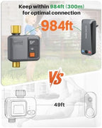 WiFi Water Timer for Garden Hose,WiFi Sprinkler Controller with 984ft Range - Image 3
