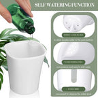 Ziliny 50 Pcs 3 Inch Self Watering Planters with Water Indicator - Image 4