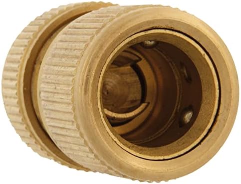 Amig - Hose Quick Connector | 1/2" | With Quick Connect System | Safety Stop Function | Brass | Matt Gold - Image 4