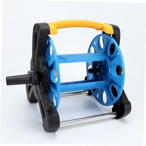 Levemolo Freestanding Garden Hose Storage Reel Heavy Duty Hose Holder for Outdoor Use Smooth Design Versatile Organizer for Keeping Your Garden Tidy - Image 3