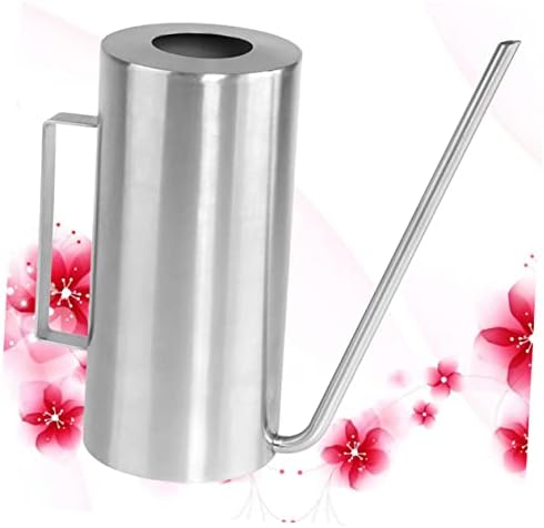 Watering can,Stainless Steel Pitcher Watering Can for Indoor Plants Spray Bottles for Plants Metal Sprinkling Can Stainless Steel Watering Kettle Plant Mister Jug Shower Pot Spout Watering Can(Silver) - Image 7