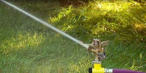 Dramm 15065 ColorStorm Premium 6-Inch Metal Stake Impulse Sprinkler, Blue - Image 3